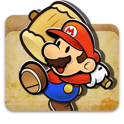 Paper Mario Thousand-Year Door Folder macOS icon by harrisonborbarrison