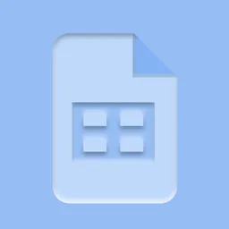Google Sheets macOS icon by caedmonm