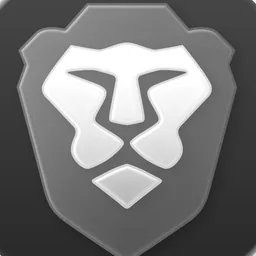 Brave (Clear Dark) macOS icon by designer