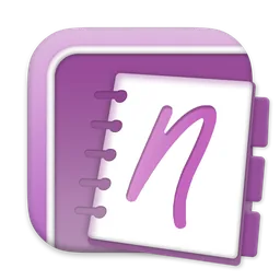 Microsoft Onenote macOS icon by SOFLANA