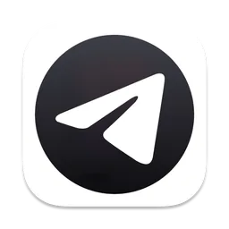 Telegram macOS icon by yyyannick