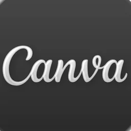 Canva (Clear Dark) macOS icon by designer