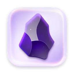 Obsidian macOS icon by entrpswn