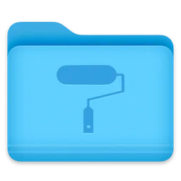 Folder - Paint Roller icon for macOS
