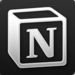 Notion | Liquid Glass (Dark) icon for macOS