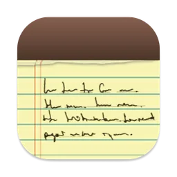 Notes macOS icon by CaedmonM