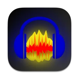 Audacity (Dark) icon for macOS