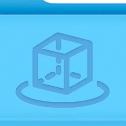 3D Objects Folder icon for macOS