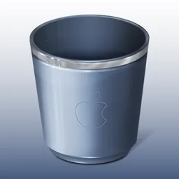 Trash - empty macOS icon by brentano