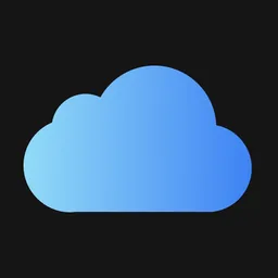iCloud Dark icon for macOS
