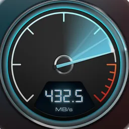 Blackmagic Disk Speed Test (Liquid Glass) icon for macOS