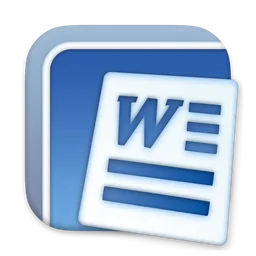Microsoft Word macOS icon by SOFLANA