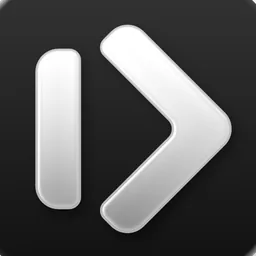 Hidden Bar (Dark) icon for macOS
