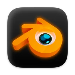 Blender (Dark) macOS icon by Xcoder