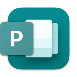 Microsoft Publisher macOS icon by PINPAL