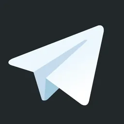 Telegram Dark macOS icon by Nexter
