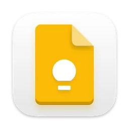 Google Keep macOS icon by maxkoscisz