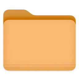 Folder - Orange icon for macOS