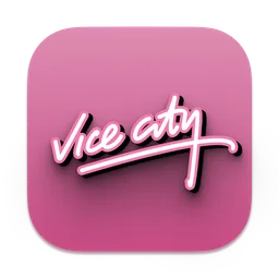 Grand Theft Auto Vice City macOS icon by Mikhail Suharev