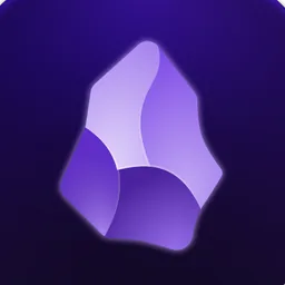 Obsidian (Dark) icon for macOS