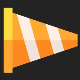 VLC Dark macOS icon by darkmodefreak