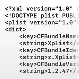 Xplist (Default) icon for macOS