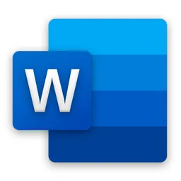 Microsoft Word macOS icon by Credit Lost
