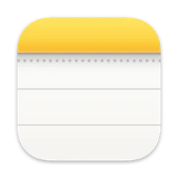 Notes icon for Mac