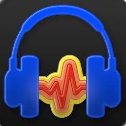 Audacity (Dark) macOS icon by designer