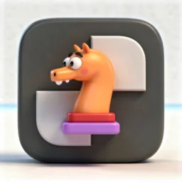 Chess icon in the 3D style for macOS