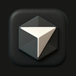 Cursor icon in the 3D style for macOS