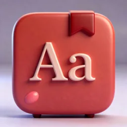 Dictionary icon in the 3D style for macOS