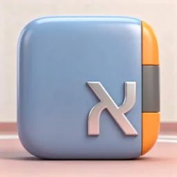 Font Book icon in the 3D style