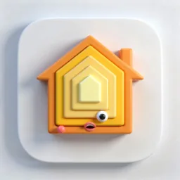 Home icon in the 3D style for macOS