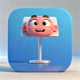 Keynote icon in the 3D style for macOS