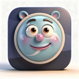 OBS icon in the 3D style for macOS