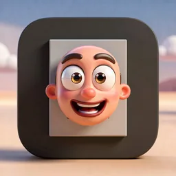 OpenCode icon in the 3D style for macOS