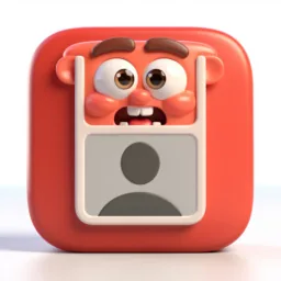 Photo Booth icon in the 3D style for macOS
