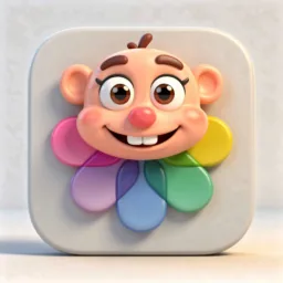 Photos icon in the 3D style for macOS