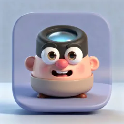 Preview icon in the 3D style for macOS