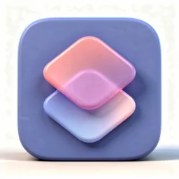 Shortcuts icon in the 3D style for macOS