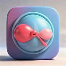 Siri icon in the 3D style for macOS