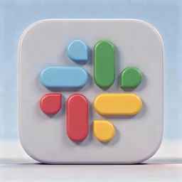 Slack icon in the 3D style
