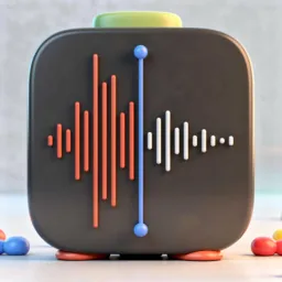 Voicememos icon in the 3D style for macOS