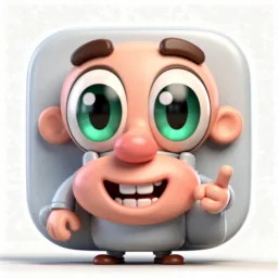 Warp icon in the 3D style for macOS