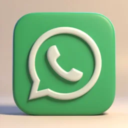 WhatsApp icon in the 3D style