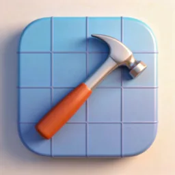 Xcode icon in the 3D style for macOS