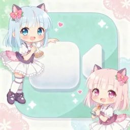 FaceTime icon in the Anime style for macOS