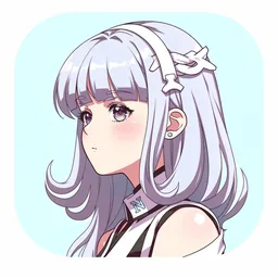 Hermes icon in the Anime style for macOS