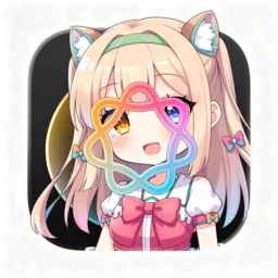 Image Playground icon in the Anime style for macOS